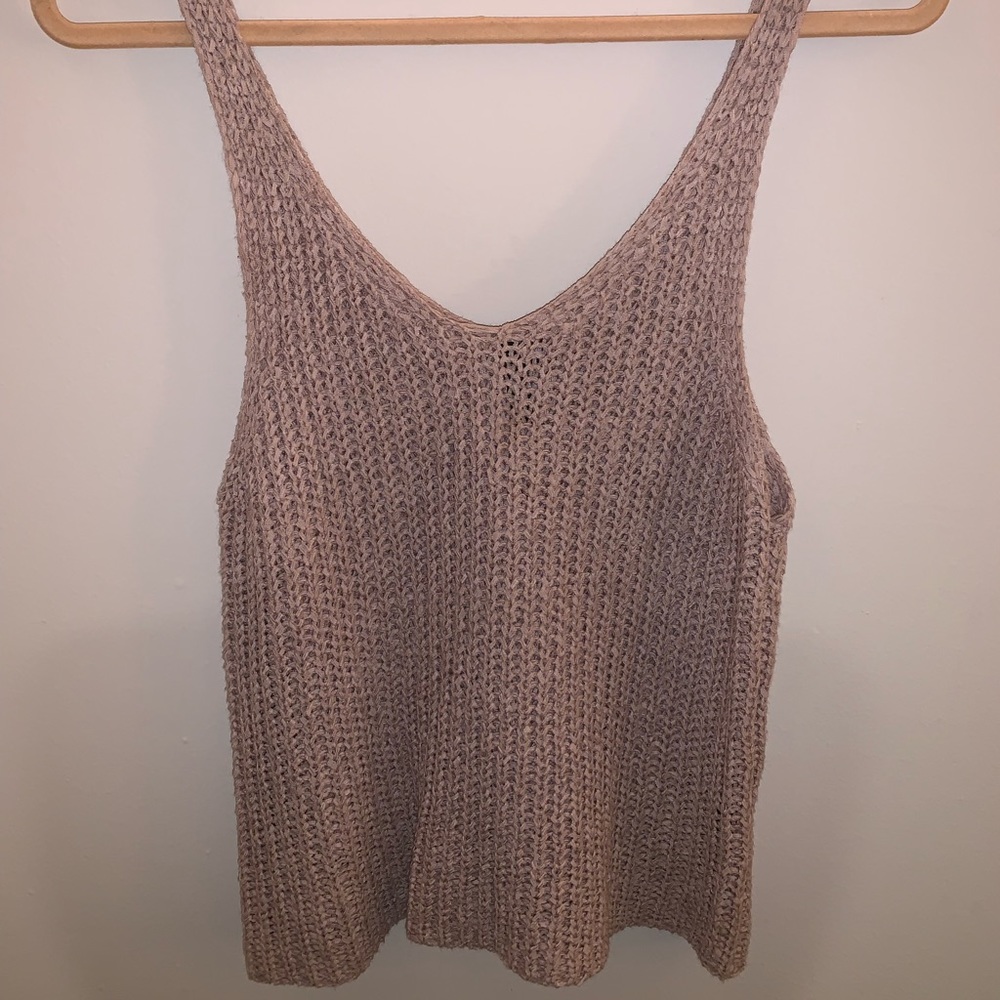 Knitted tank top